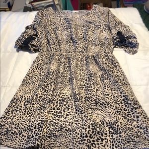 Animal print dress